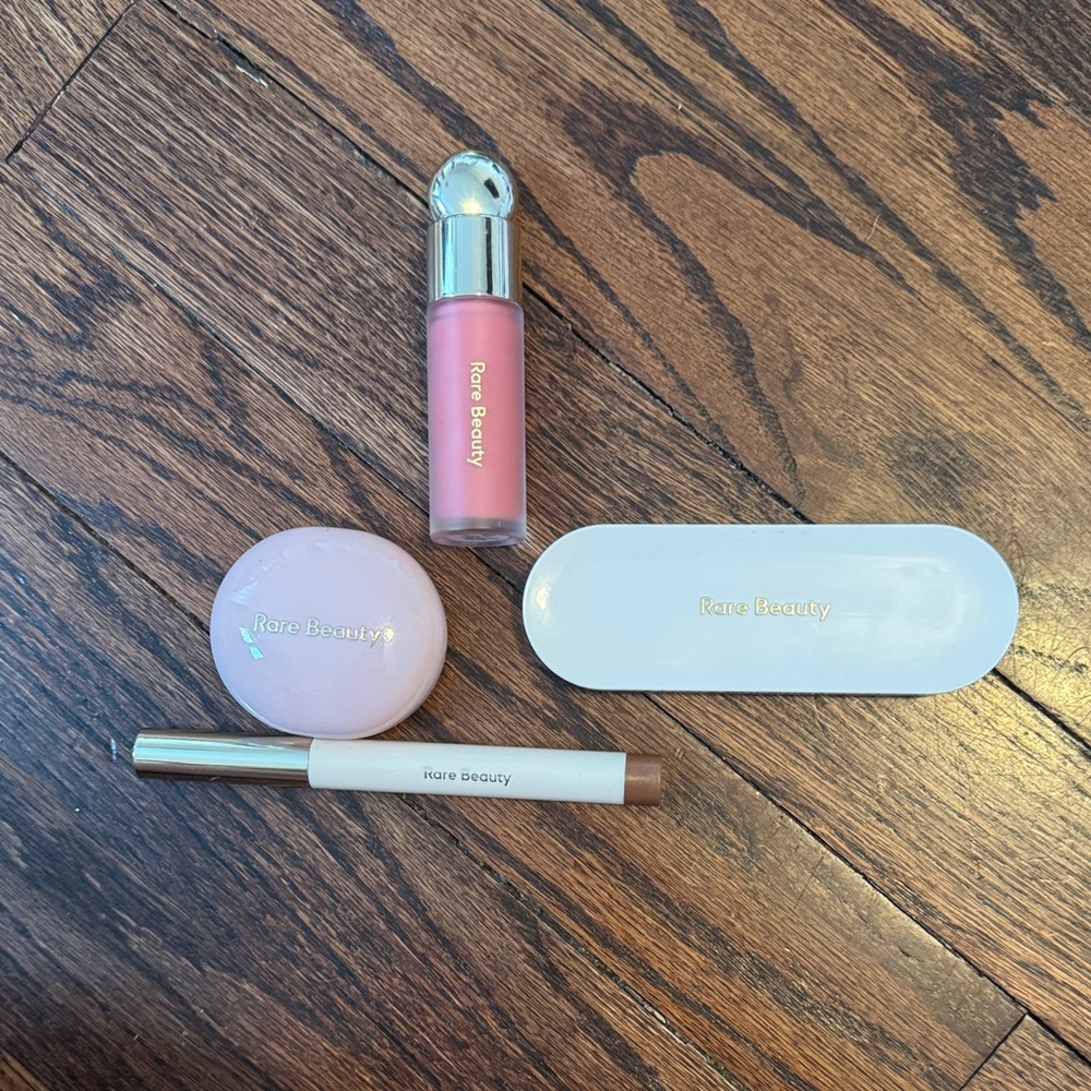 Rare Beauty Pink Lip & Cheek Collection with Neutral Liner